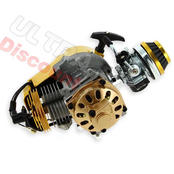 Motor completo 53cc UD Racing para mini motos - ORO, Motor minimotos,  Recambios minimotos, Descripcion 