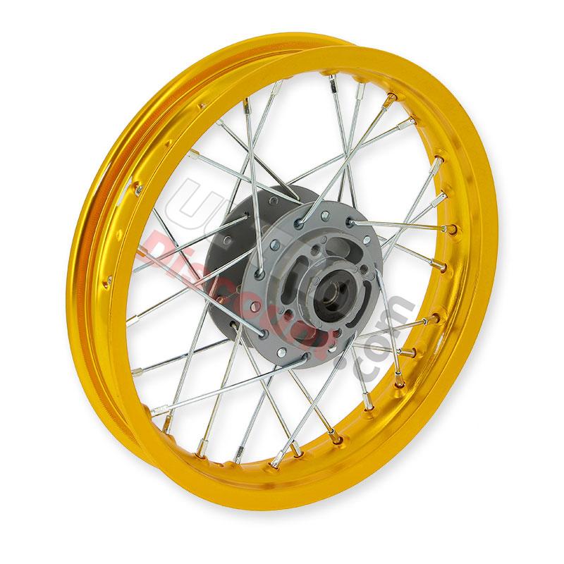 Llanta DEL. 12'' ORO para Pit Bike, Recambios para Pit Bike Llanta DEL. 12'' ORO para Pit Bike, Recambios para Pit Bike