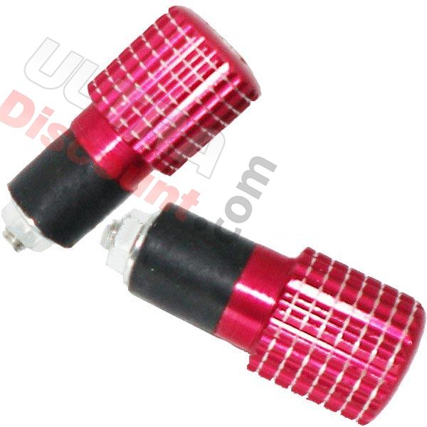 Tapón protector de manillar Rojo (tipo 5), Recambios Baotian BT49QT-7