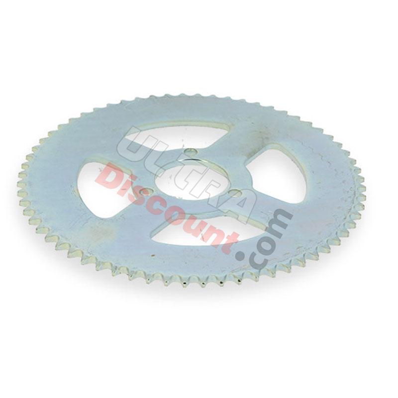 Corona reforzada de 64 dientes cadena gruesa 3T (TF8) (tipo 3), Piezas minimoto cross