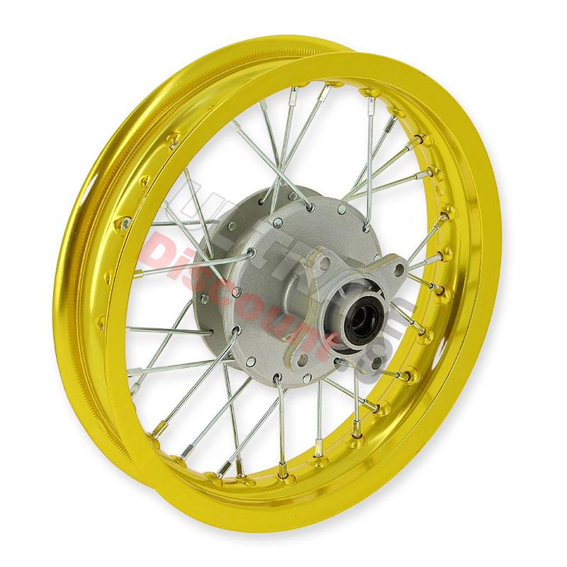 Llanta trasera Pit Bike 12'' ORO (tipo 3), Recambios para Pit Bike