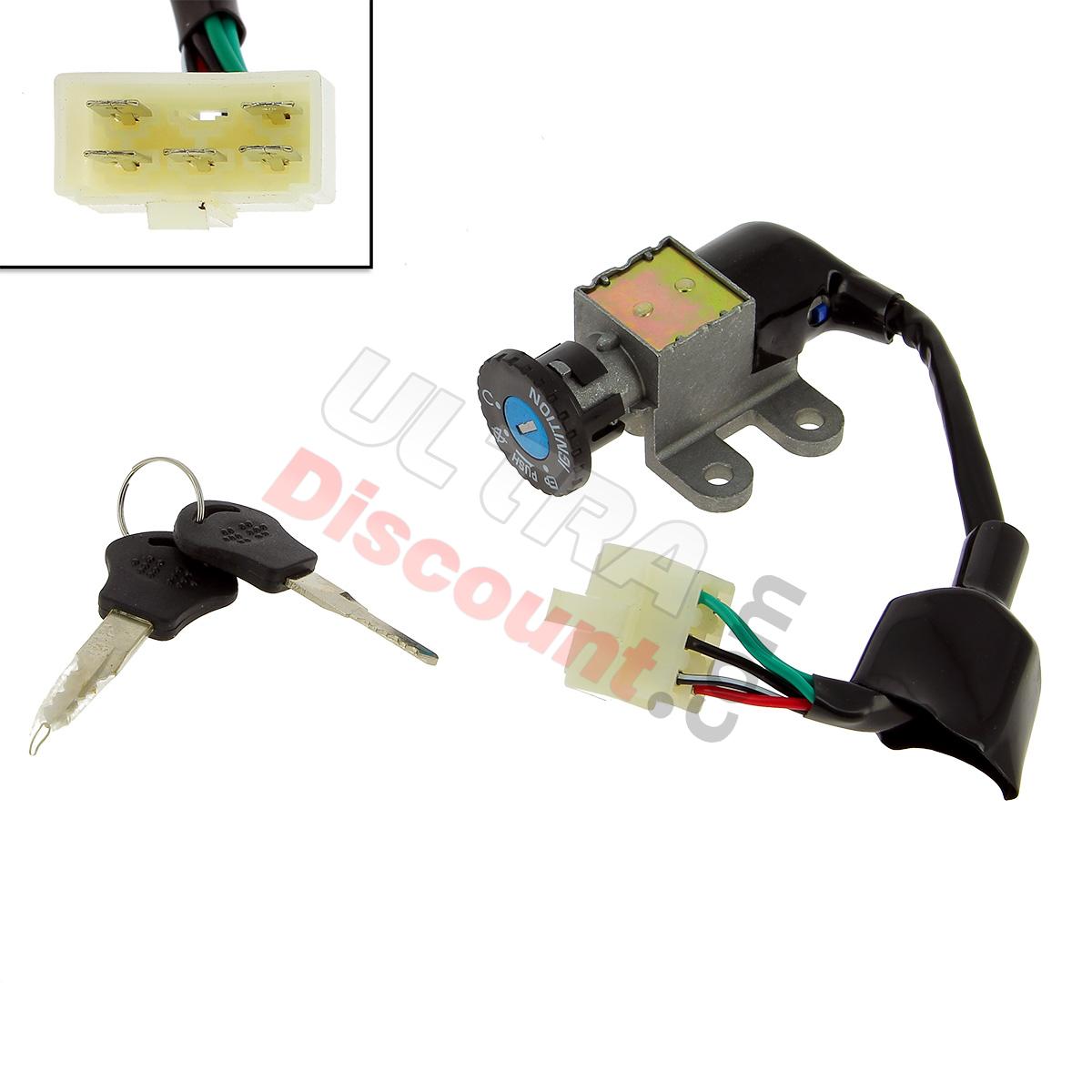 Clausor completo para scooter Baotian BT49QT-9, Recambios Baotian BT49QT-9