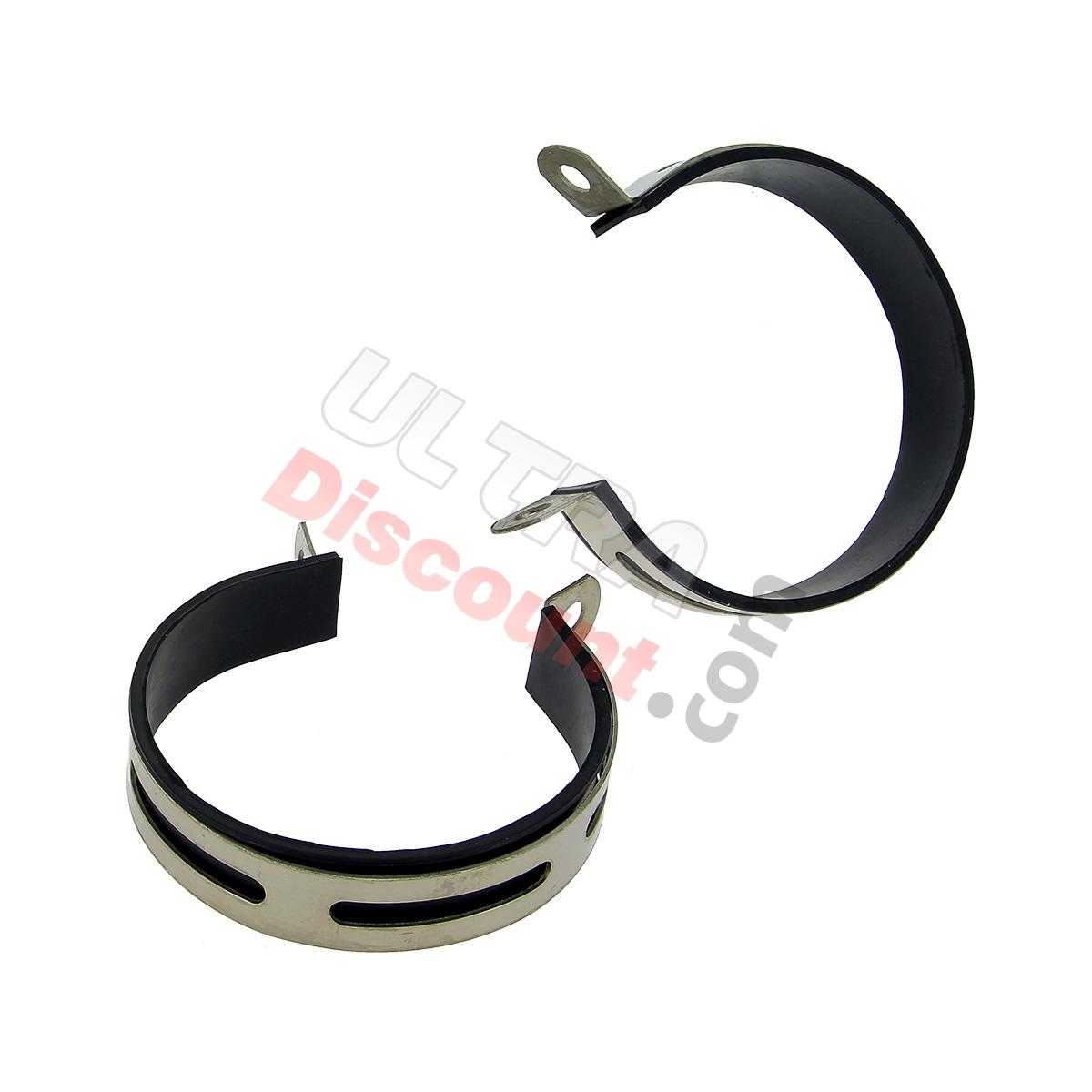 Abrazadera para tubo de escape Scooter Baotian (Ø:101mm), Recambios Baotian BT49QT-9