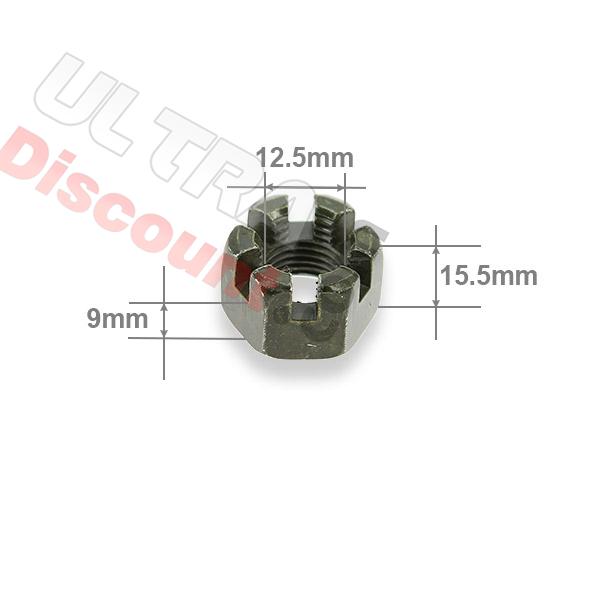Tuerca para muñón de dirección quad Bashan200cc BS200S7, Piezas quad Bashan 200cc BS200S7
