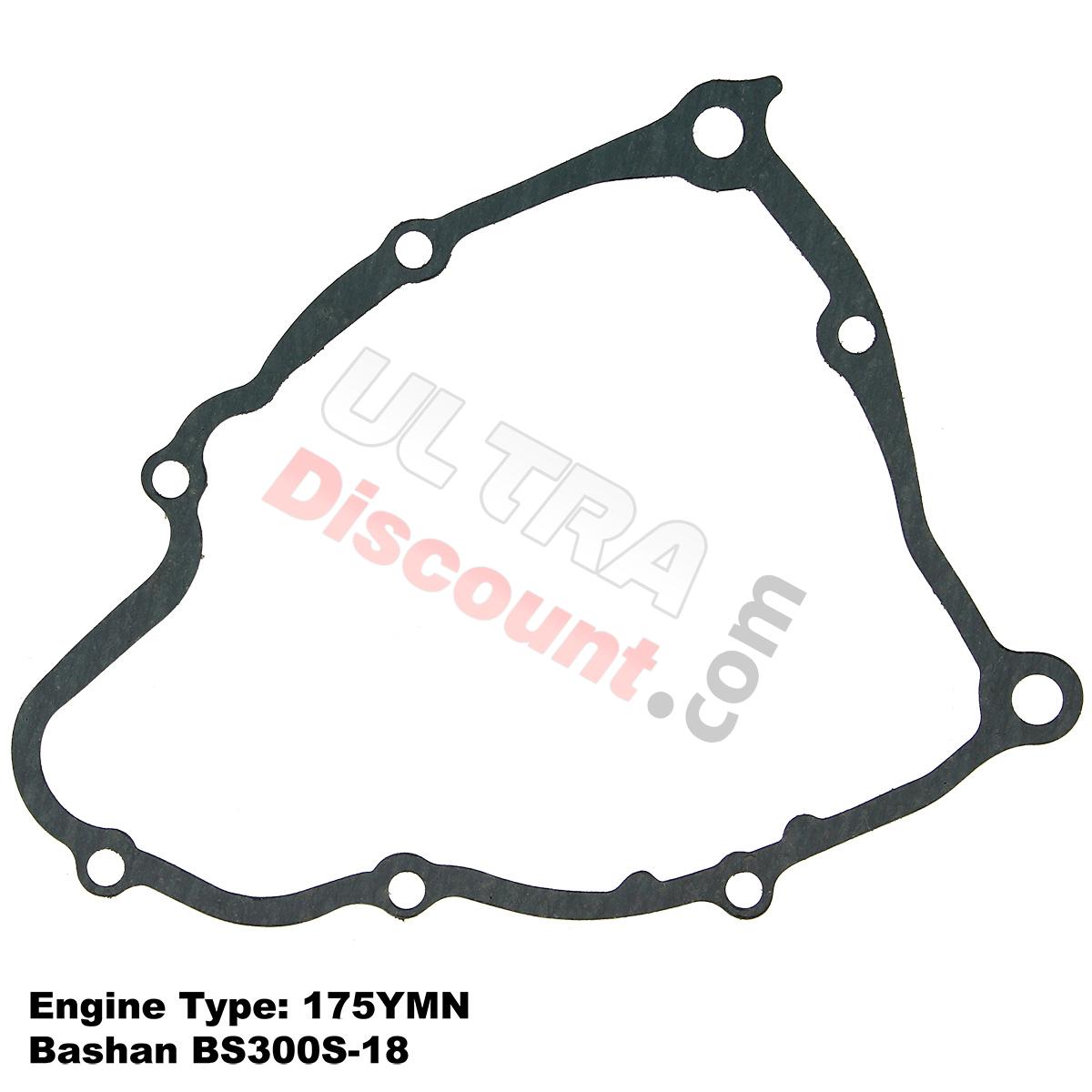 Junta de carter izquierda Quad Bashan 300 BS300S-18, Recambios Bashan 300cc BS300S18