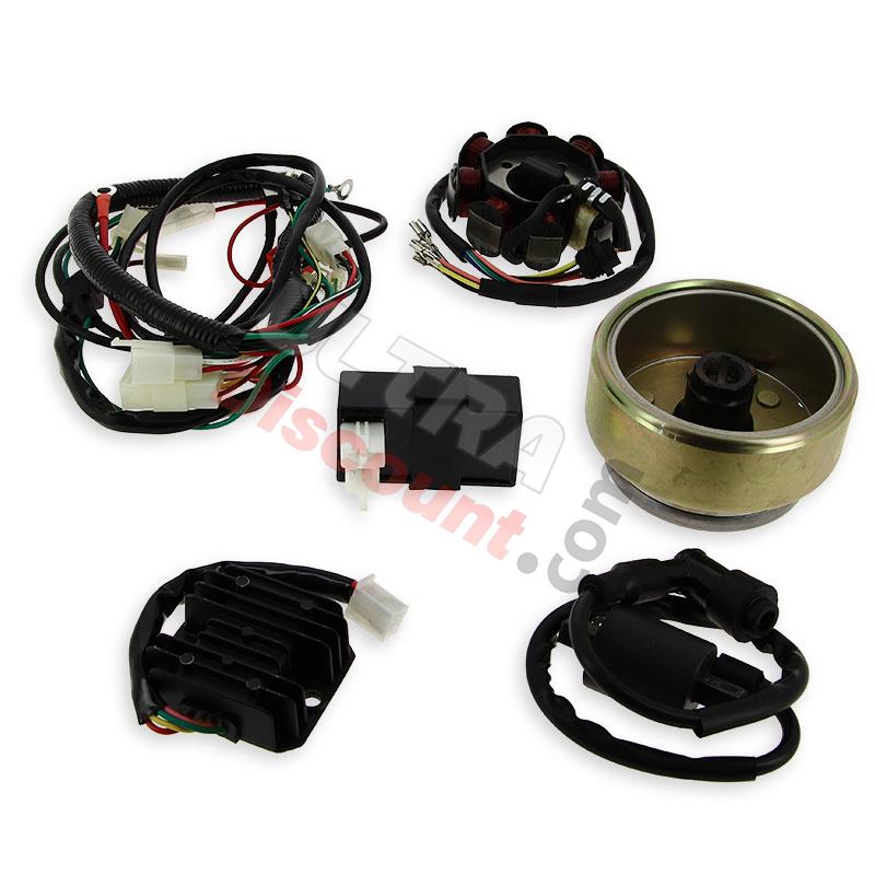 Sistema de encendido completo para Pit Bikes de 200cc, Recambios para Pit Bike