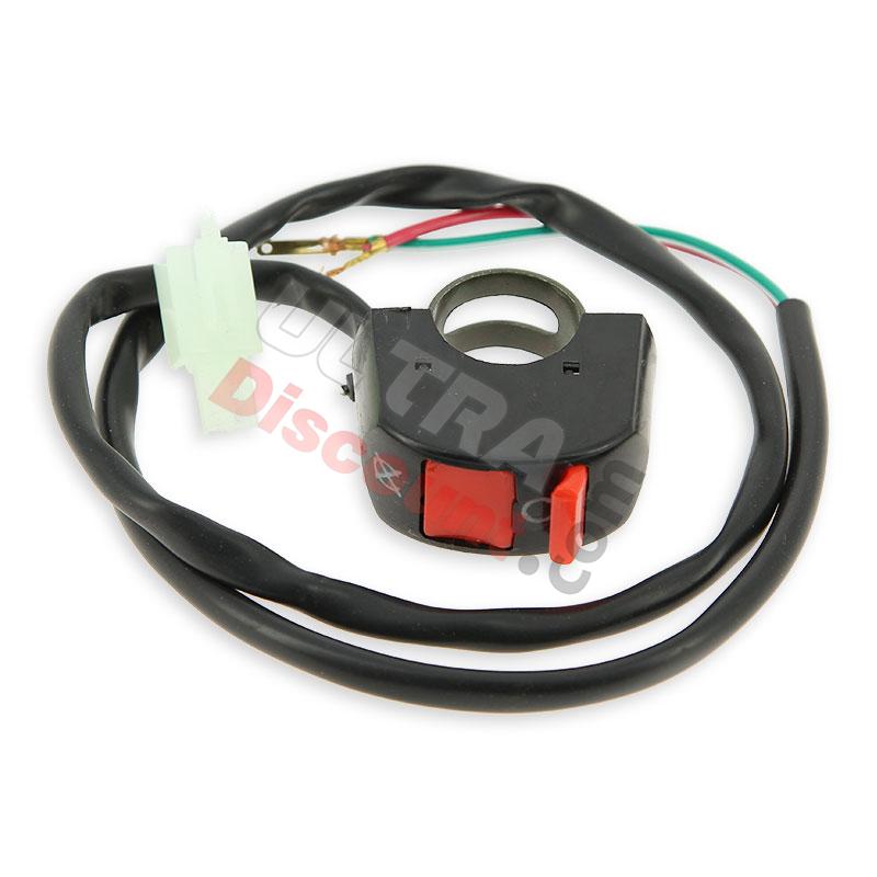 Conmutador de arranque con botón Quad, piezas Quad 110cc - 125cc