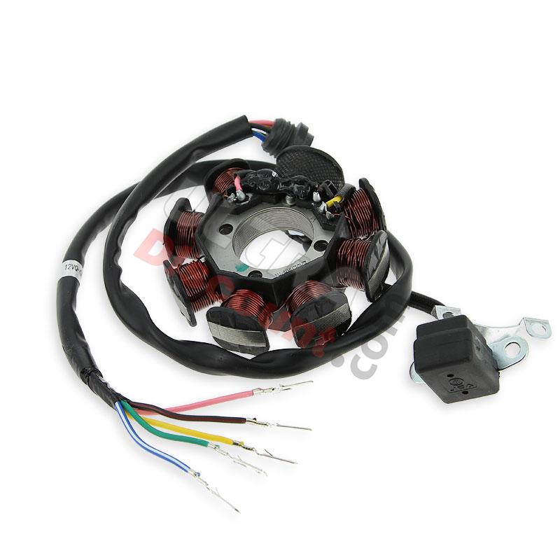 Estator del motor vertical 125, 150, 200, 250 Lifan, Recambios para Pit Bike