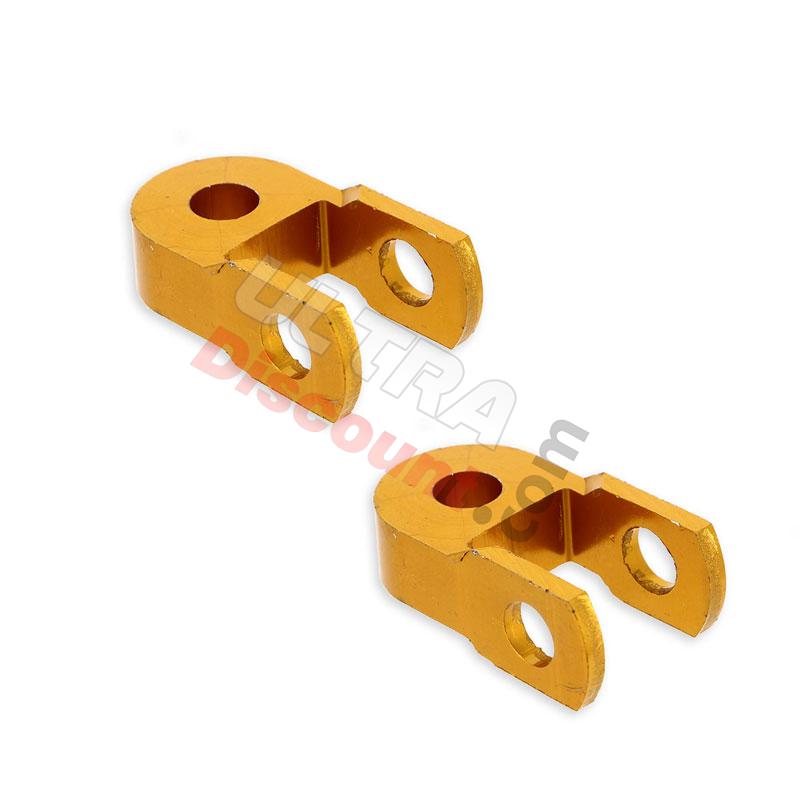 2 Realce de distancia al suelo de 3cm para Pit Bikes (ORO), Recambios para Pit Bike