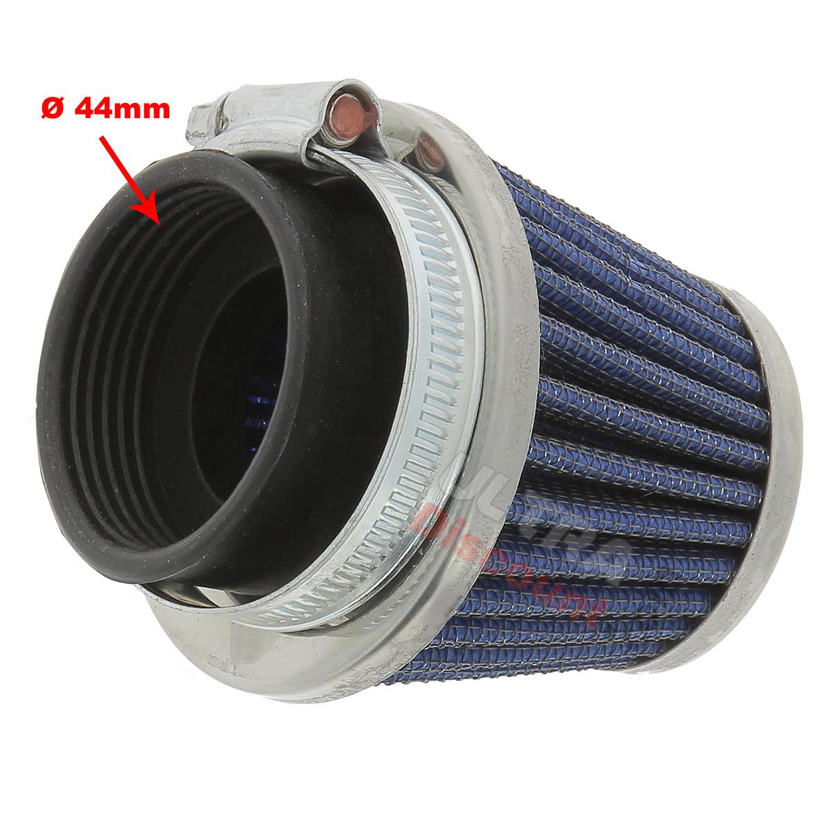 Filtro grande Cornet Dirt Bike Ø44mm (Azul), Recambios para Pit Bike