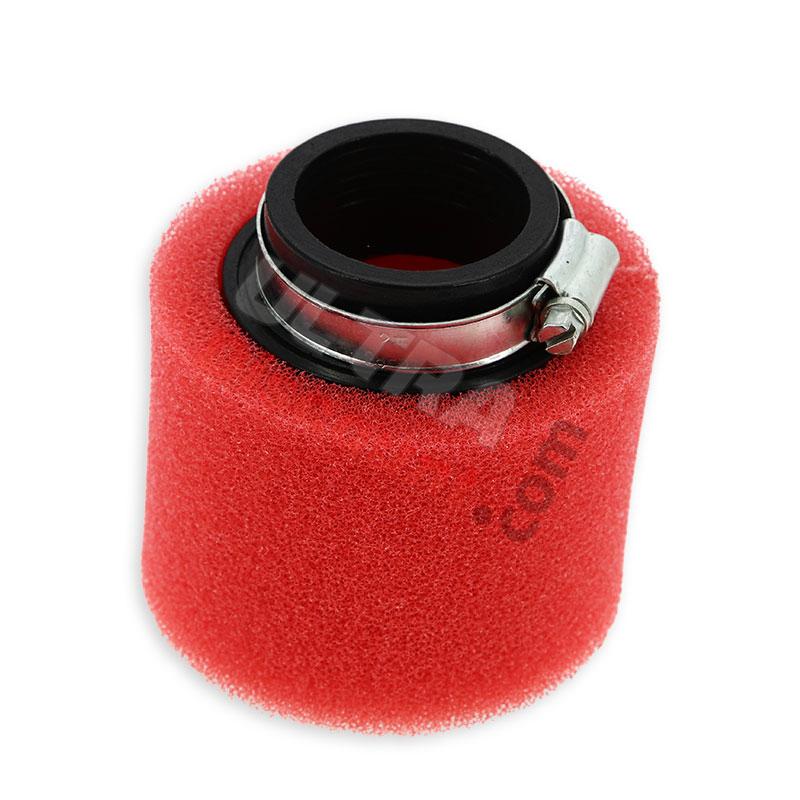 Filtro de aire doble espuma rojo (44-45mm), Recambios para Pit Bike