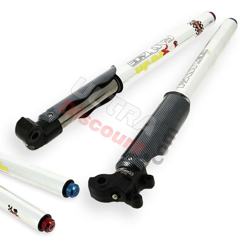 Piernas de horquilla FASTACE 645mm, eje 15mm - Alu, Recambios para Pit Bike