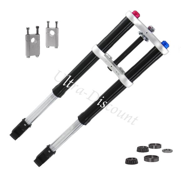 Horquilla completa Pit Bikes Alta gama (Negra, 700 mm), Recambios para Pit Bike