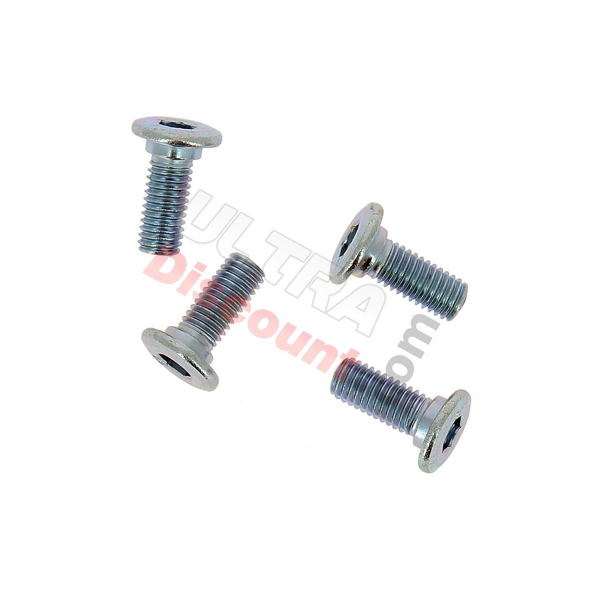 Lote de 4 tornillos de fijación disco freno Pit Bikes 20mm, Recambios para Pit Bike