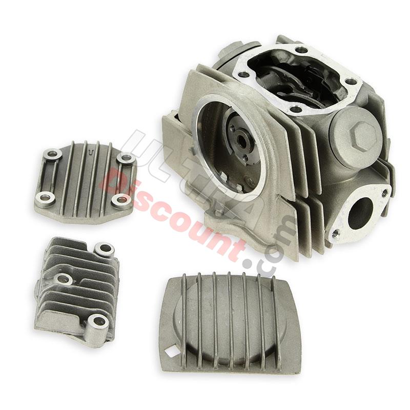 Culata para Pit Bike 125cc 1P52FMI 52.4mm + tapas (Loncin), Recambios para Pit Bike