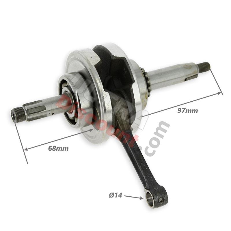 Cigüeñal de Pit Bike 125cc motor (tipo 3), Recambios para Pit Bike Cigüeñal de Pit Bike 125cc motor (tipo 3), Recambios para Pit Bike