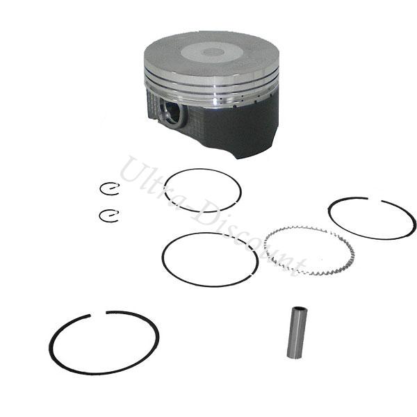 Kit de pistón Quad 107-110cc revestimiento molibdeno (tipo 1), piezas Quad 110cc - 125cc Kit de pistón Quad 107-110cc revestimiento molibdeno (tipo 1), piezas Quad 110cc - 125cc