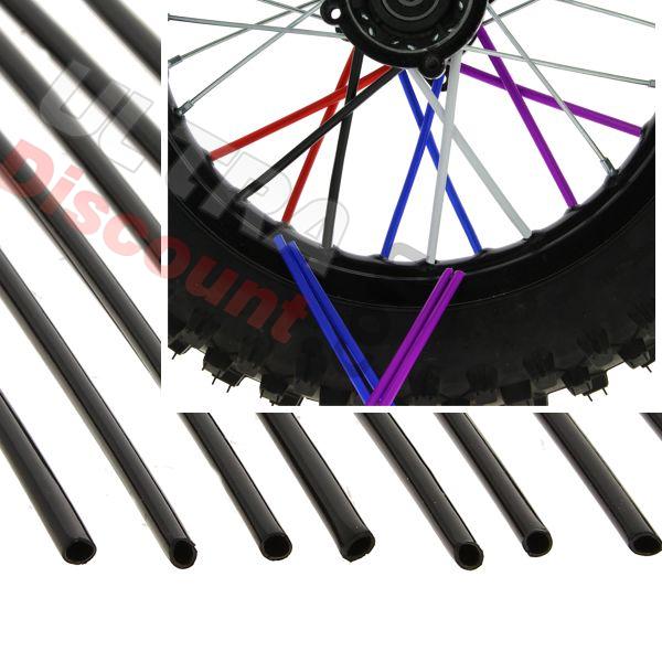 Cobertura de radios per dirt bike (12) - NEGRO, Recambios para Pit Bike