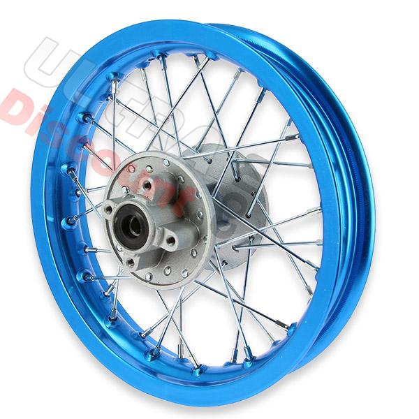 Llanta trasera Pit Bike 12'' azul claro (tipo 1), Recambios para Pit Bike