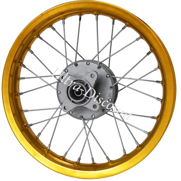 Llanta trasera Pit Bike 14'' ORO (tipo 5), Recambios para Pit Bike