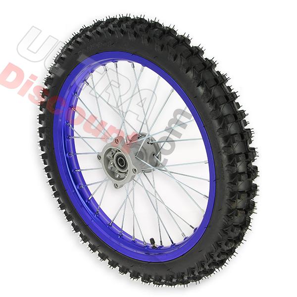 Rueda delantera 17'' para Pit bike AGB30 - Azul, Recambios para Pit Bike Rueda delantera 17'' para Pit bike AGB30 - Azul, Recambios para Pit Bike