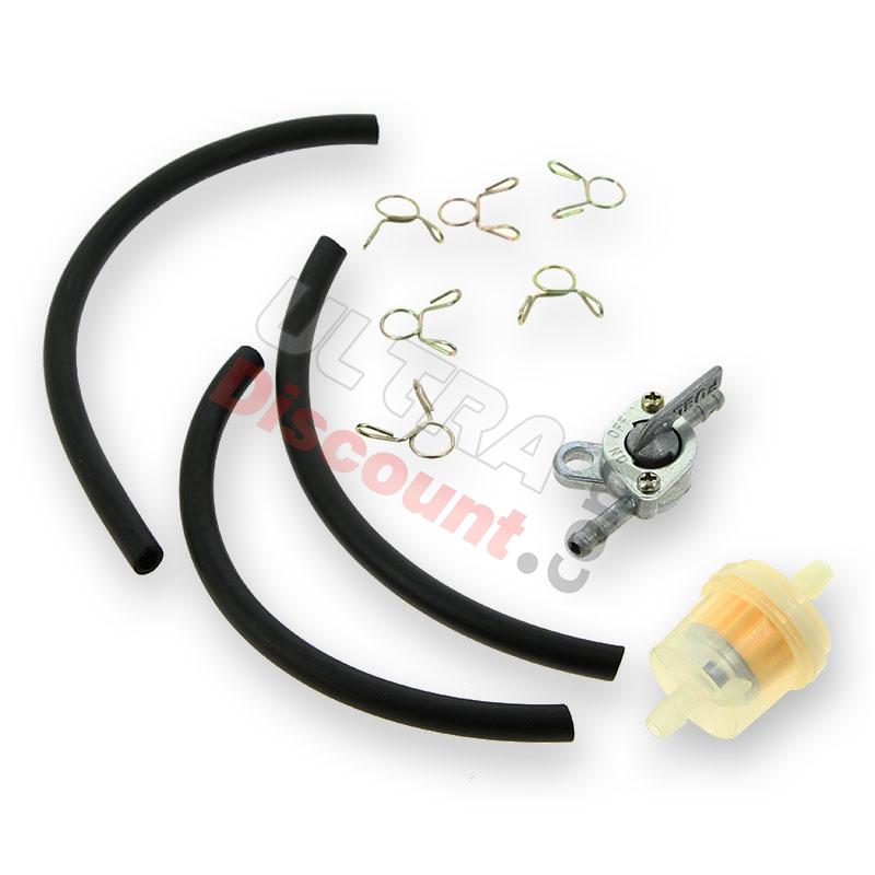 Grifo de gasolina + filtro para Pit Bike tipo 3, Recambios para Pit Bike