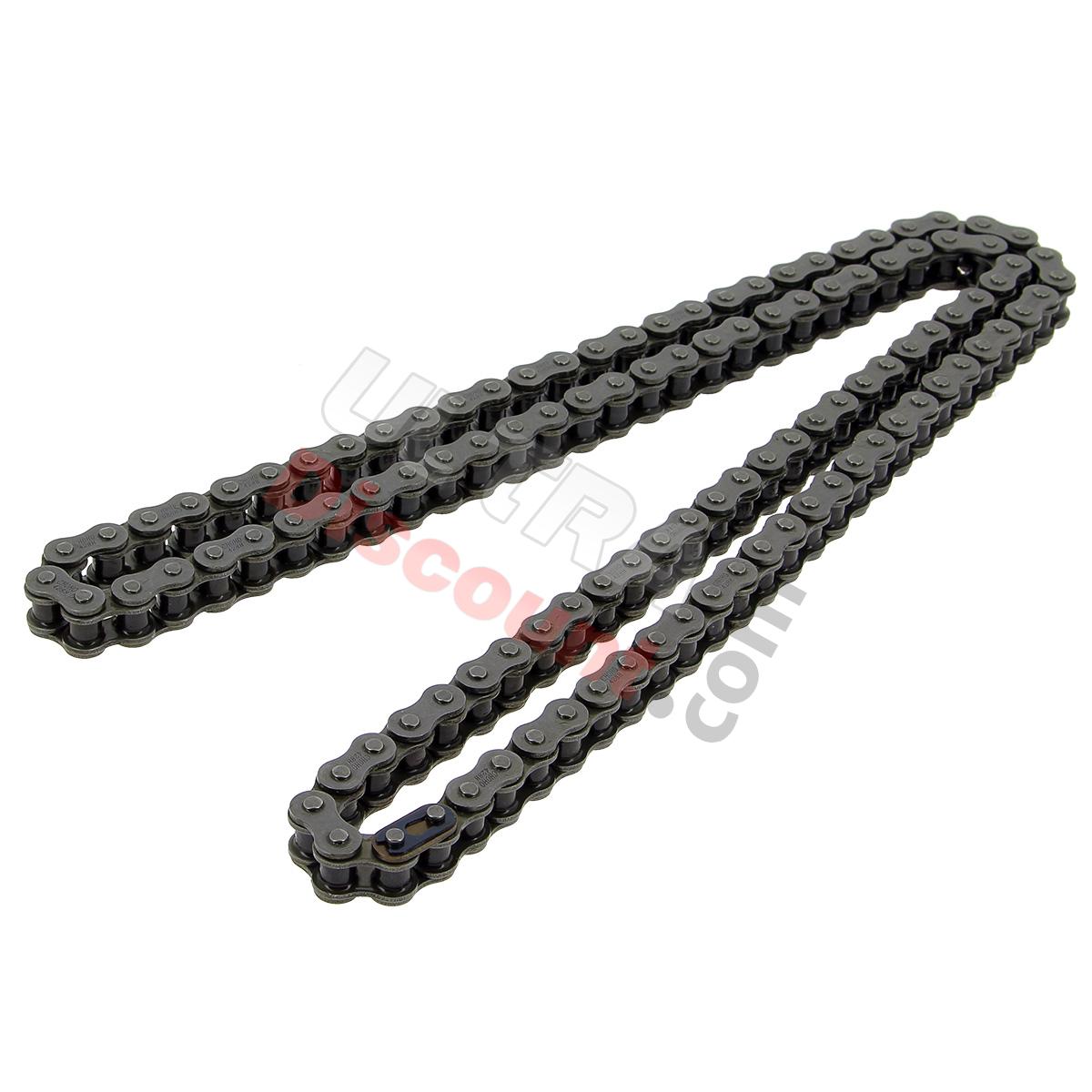 Cadena reforzada para Pit Bikes (56 eslabones: 428H), Recambios para Pit Bike