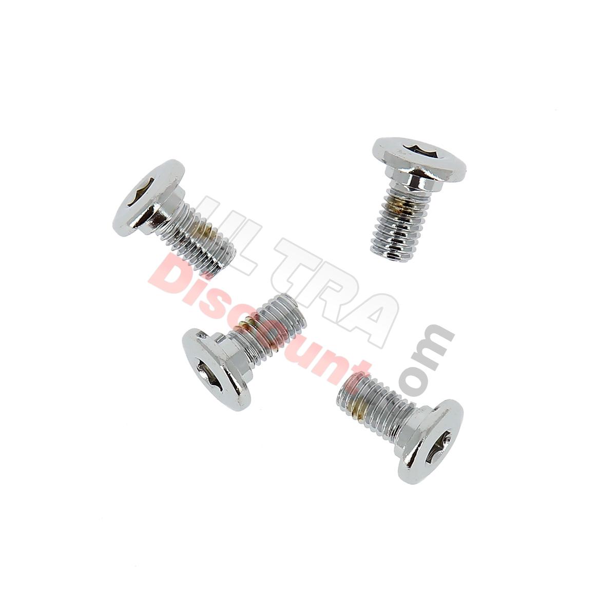 Lote de 4 tornillos de fijación corona Pit Bikes 16mm, Recambios para Pit Bike