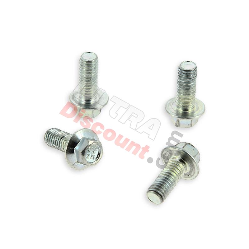 Lote de 4 tornillos de fijación corona Pit Bikes 20mm Tipo 2, Recambios para Pit Bike