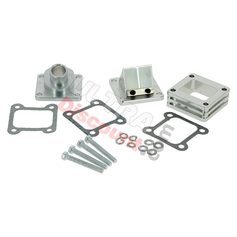 Caja de láminas UD Racing carburador Dellorto de tobera dura, Recambios minimotos