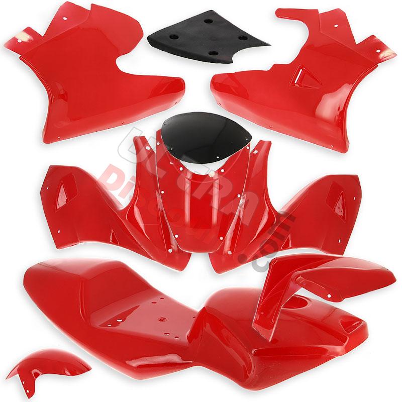 Carenado minimotos 47 49cc ROJO, Recambios minimotos