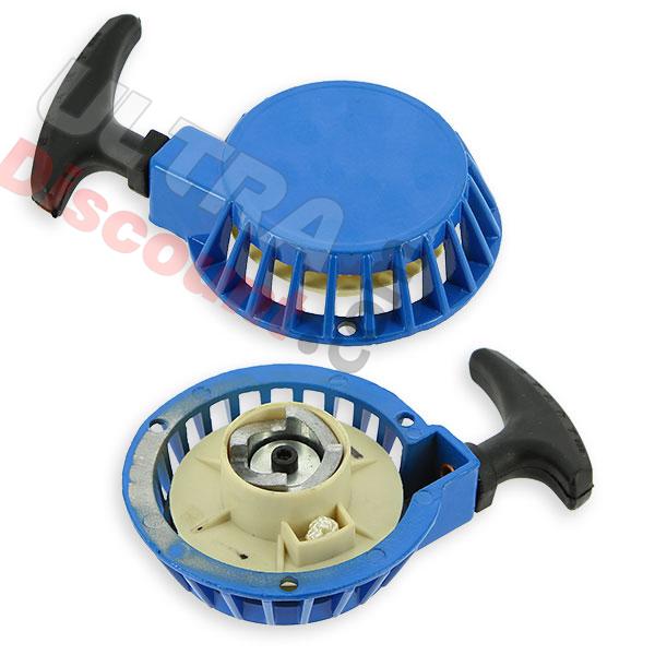 Tirador en aluminio azul tipo B, Piezas minimoto Supermoto