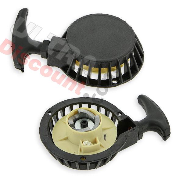 Tirador en aluminio Grafito negro (tipo B), Recambios minimotos