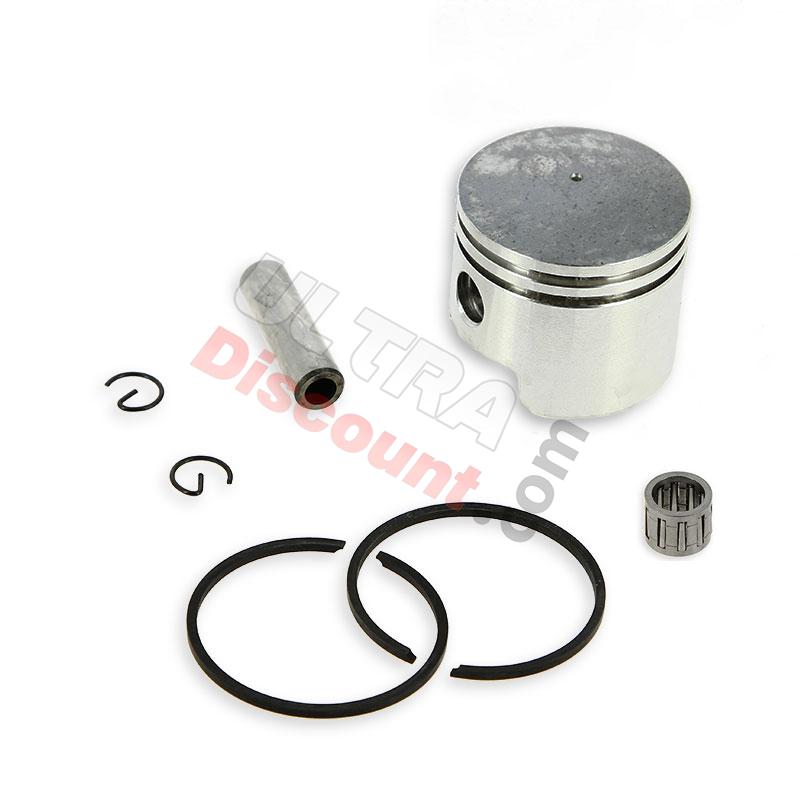 Kit de pistón 44 mm (bulón 10mm) para kit chino + rodamiento de agujas, Recambios minimotos