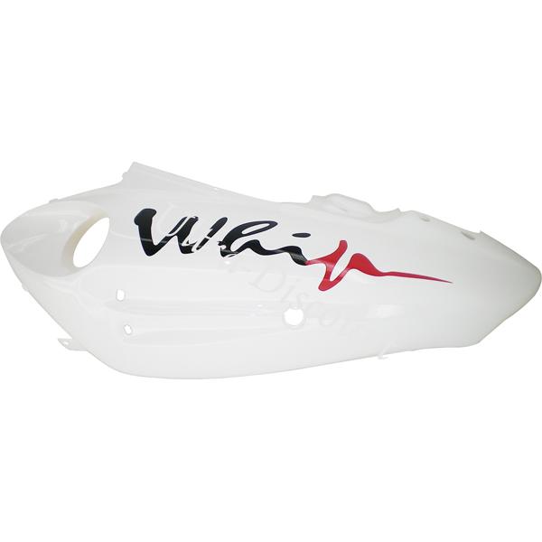 Lateral izquierdo para scooter Jonway YY50QT-28A Blanco-Rojo (tipo 2), Recambios Scooter Jonway