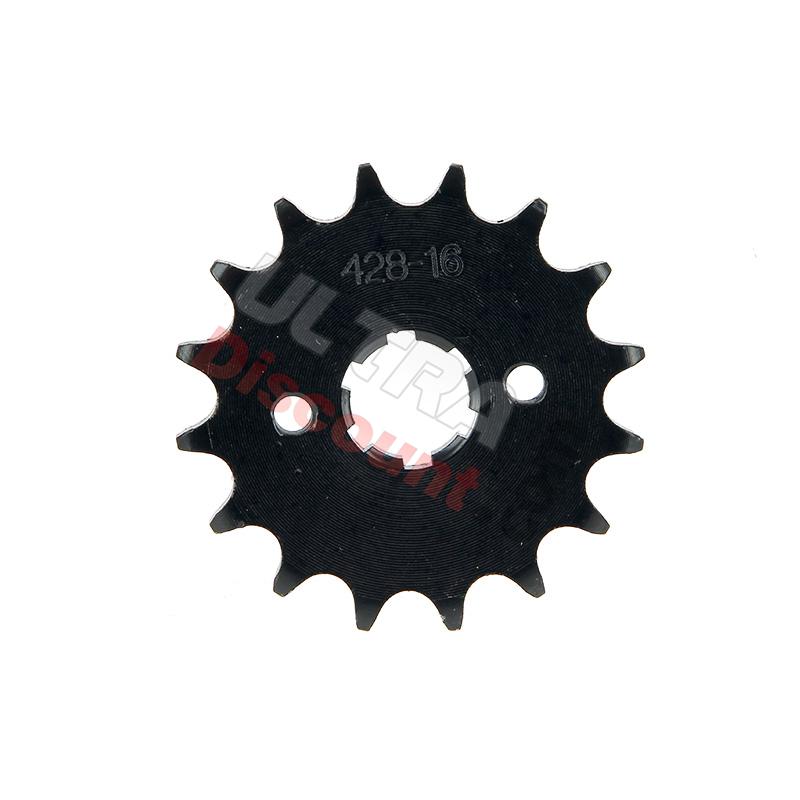 iñón de 16 dientes para quad Shineray 200cc, Recambios Shineray 200STIIE y STIIEB