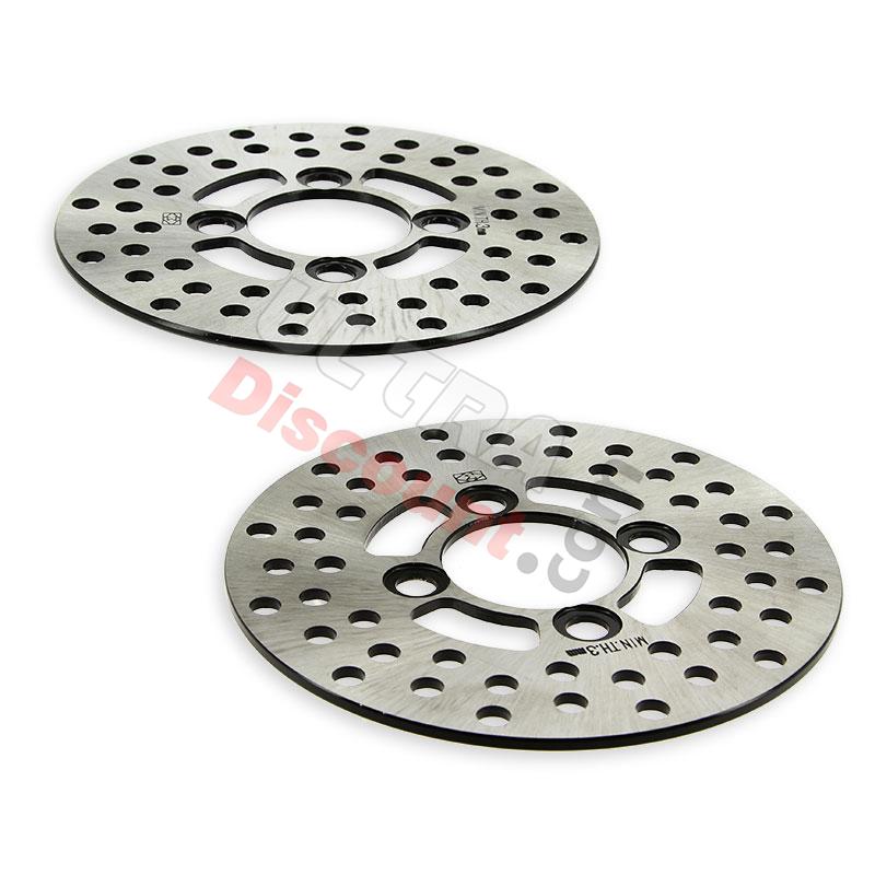 Par de discos de freno delanteros para quad Shineray 250cc STXE, Piezas Shineray 250 STXE