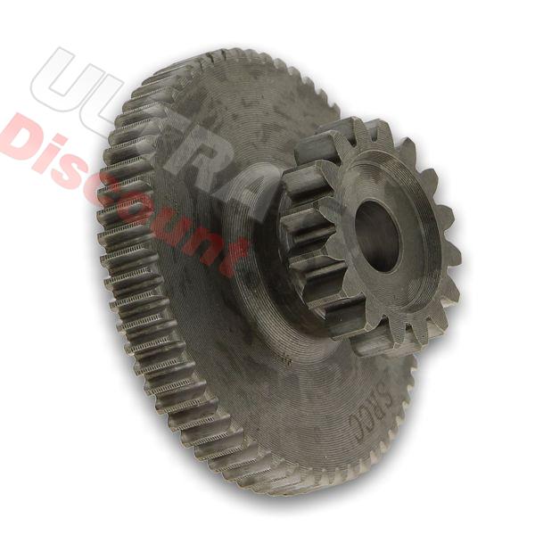 Piñón doble para arranque quad SPY250F3 (16 dientes), Piezas Quad SPY250F3