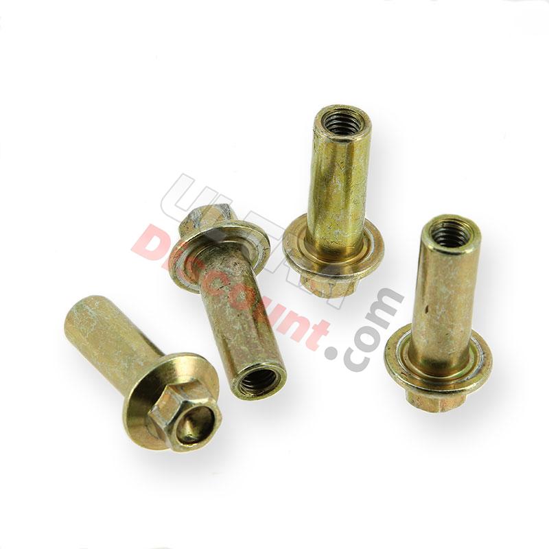 Lote de 4 tuercas de culata para Quad Shineray 250cc (XY250STXE), Piezas Shineray 250 STXE
