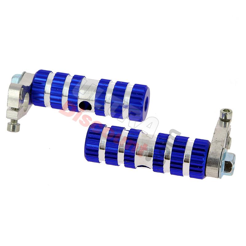 Estribos en aluminio TAF02 AZUL, Piezas Pocket Blata MT4