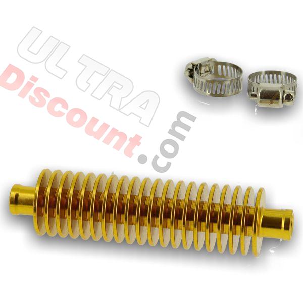 Enfriador adicional grande ALU para minimoto MTA4 (Oro ), Piezas Pocket Blata MT4