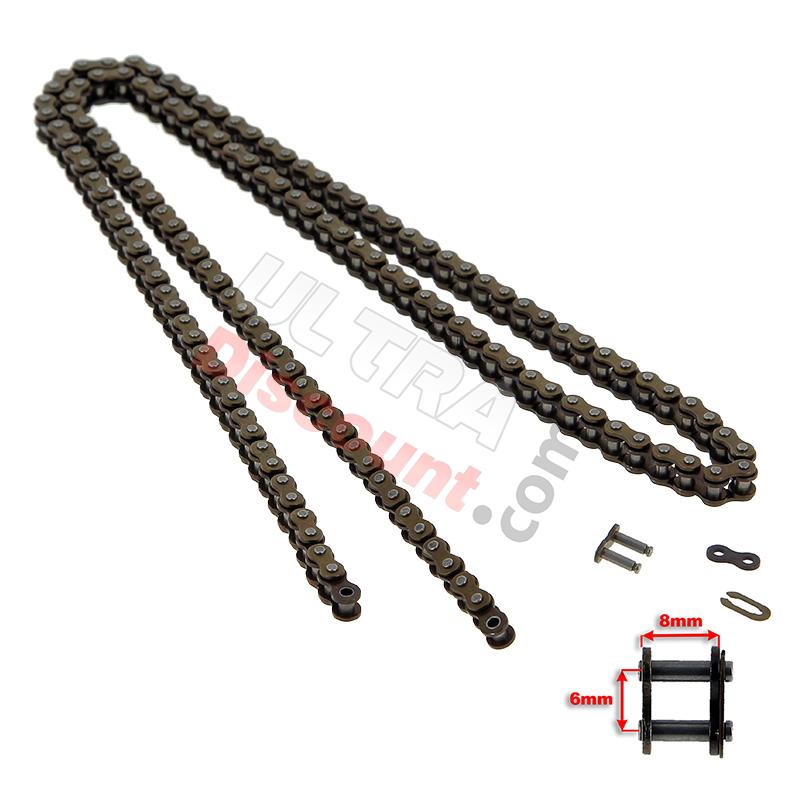 Cadena de 72 eslabones REFORZADOS paso pequeño, Piezas Pocket Blata MT4