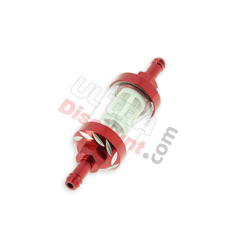 Filtro de gasolina desmontable de ALTA CALIDAD (tipo 4 rojo) por Trex Skyteam, Recambios Trex Skyteam
