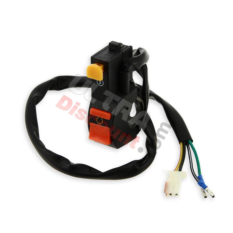 Conmutador de arranque con botón Bashan 200cc (BS200S-7), Piezas quad Bashan 200cc BS200S7