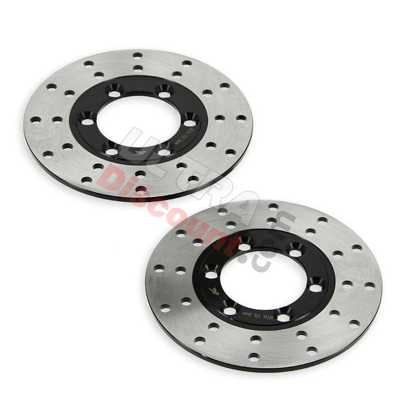 Par de discos delanteros para quad Bashan 200cc (BS200S-7), Piezas quad Bashan 200cc BS200S7
