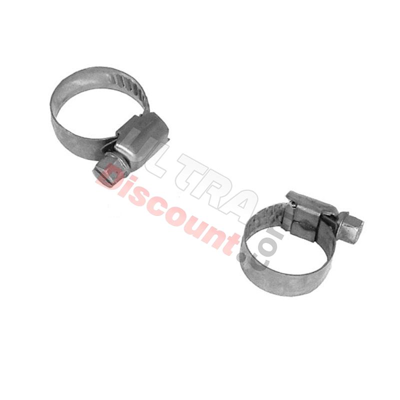 Lote de 2 abrazaderas 20mm para manguitos de quad Bashan 200cc (BS200S-7), Piezas quad Bashan 200cc BS200S7