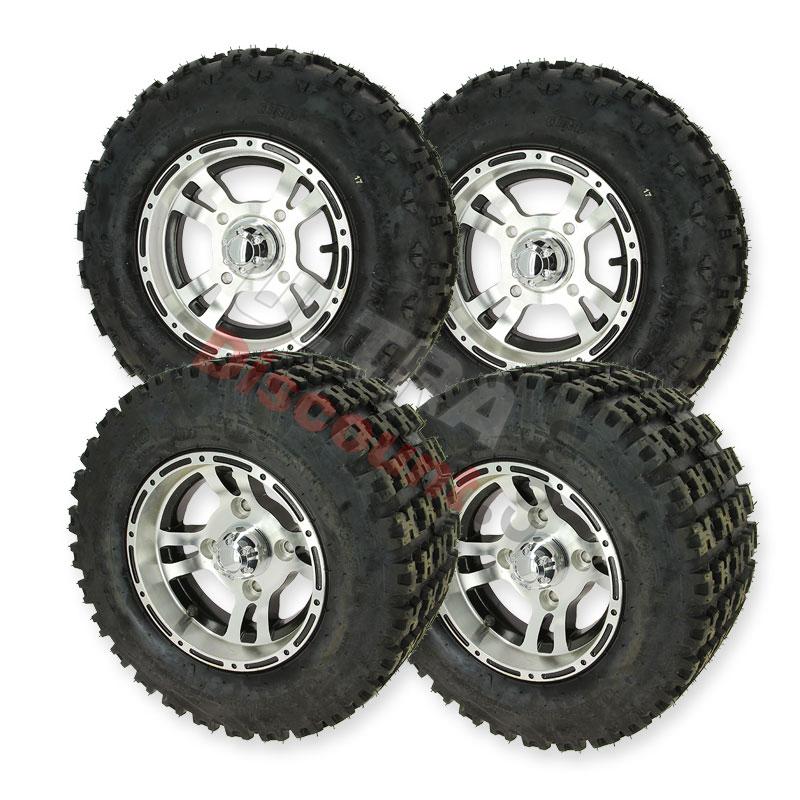 Lote de 4x ruedas para quad Bashan 250cc BS250AS-43, Recambios Bashan 250cc BS250AS-43