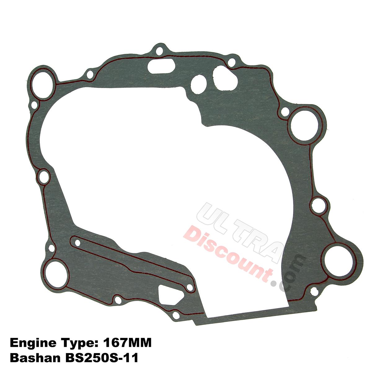 Junta de cárter para Bashan BS250S-11 (167MM), Piezas Bashan 250cc BS250S11