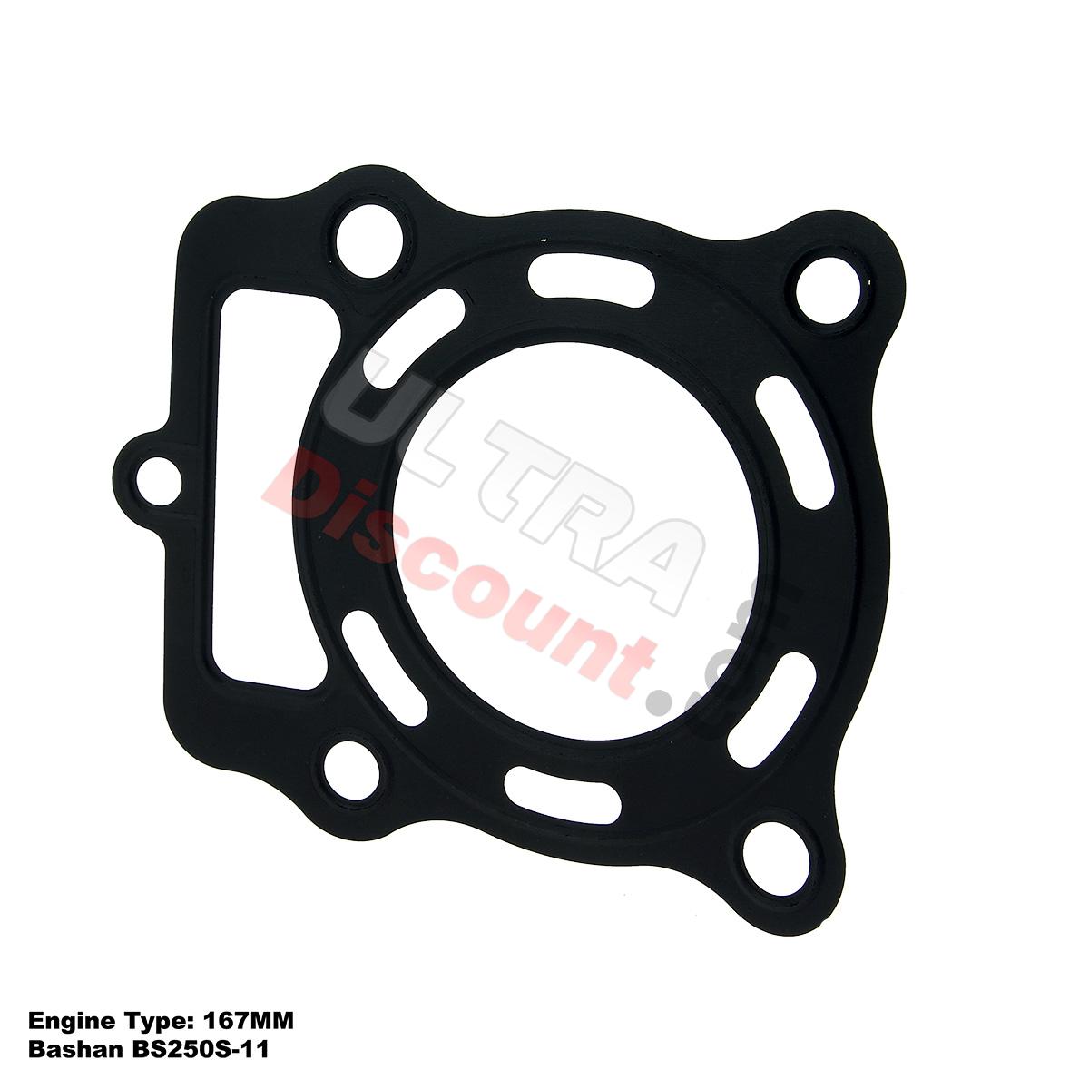Junta de culata para motor Bashan 250cc (BS2500S-11), Piezas Bashan 250cc BS250S11