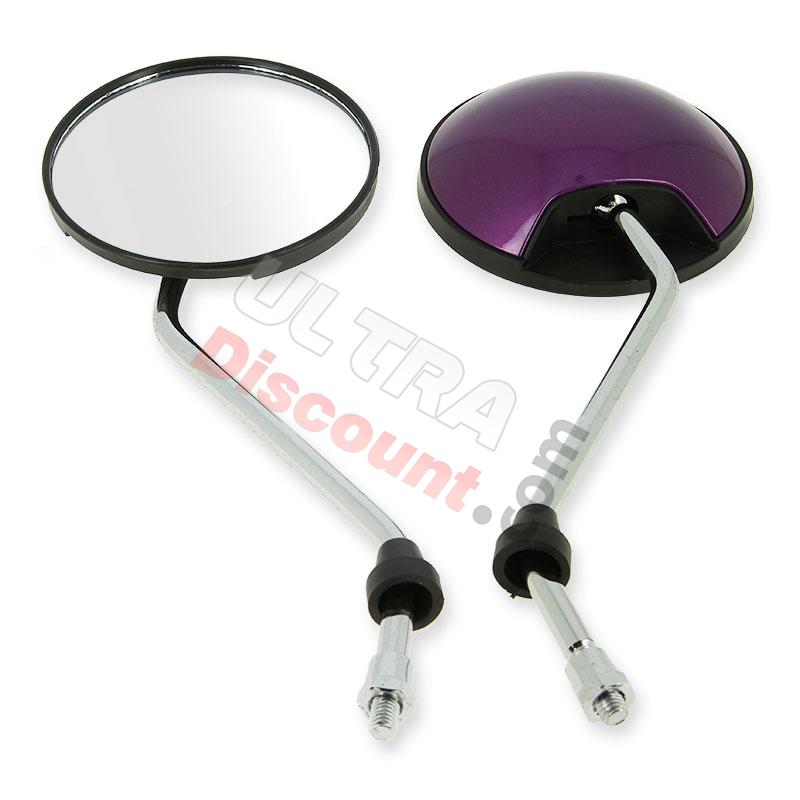 Lote de retrovisores para Citycoco Shopper - Violeta Metalizado, recambios citycoco shopper Lote de retrovisores para Citycoco Shopper - Violeta Metalizado, recambios citycoco shopper